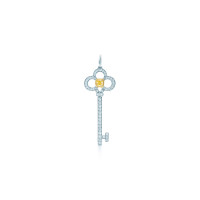 Подвеска-ключ Tiffany Keys, платина, золото, бриллианты (30082575)