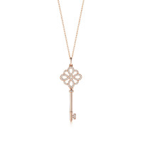 Подвеска-ключ Tiffany Keys, розовое золото, бриллианты (25508335)