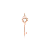 Підвіска-ключ Tiffany Keys, рожеве золото, діаманти (29573697)