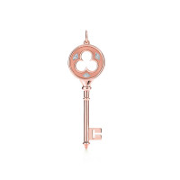 Підвіска-ключ Tiffany Keys, рожеве золото, діаманти (26790921)