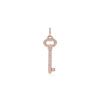 Підвіска-ключ Tiffany Keys, рожеве золото, діаманти (26115914)