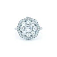Кольцо "Флёр" Tiffany Enchant, платина, бриллианты (32080391)