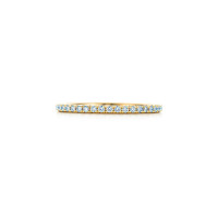Кольцо Tiffany Metro, желтое золото, бриллианты (22417061)