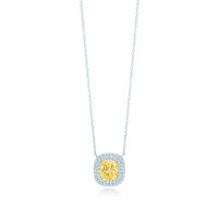 Подвеска Tiffany Yellow Diamonds, платина, бриллианты (29153396)