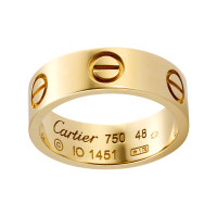 Кольцо Cartier Love, желтое золото