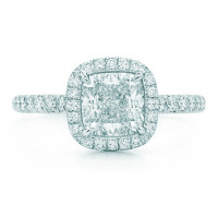 Кольцо Tiffany & Co платина, бриллианты