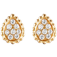 Сережки Boucheron Serpent Boheme, жовте золото, діаманти Сережки Boucheron Serpent Boheme, жовте золото, діаманти
