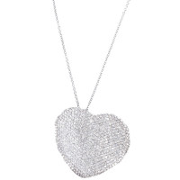 Кулон Pasquale Bruni Diamond Heart, белое золото, бриллианты
