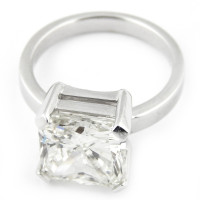 Каблучка Tiffany & Co, діамант 4.66ct, біле золото