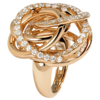 Кольцо de Grisogono Matassa, розовое золото, бриллианты