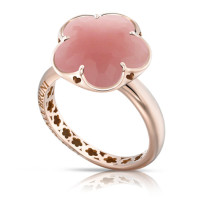 Кольцо Pasquale Bruni Bon Ton, розовое золото, кварц, бриллианты