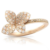 Перстень Pasquale Bruni Petit Garden, рожеве золото, діаманти