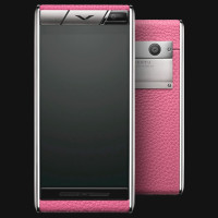 Vertu Aster Spring Colors, титан, кожа розового цвета