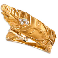Кольцо Magerit Hechizo Ilusion, желтое золото, бриллианты