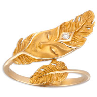 Кольцо Magerit Hechizo Ilusion Small, желтое золото, бриллианты
