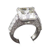 Кольцо Crivelli с бриллиантом 10,37ct, белое золото, бриллианты