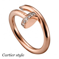 Кольцо Cartier Juste un Clou, розовое золото, бриллианты Кольцо Cartier Juste un Clou, розовое золото, бриллианты