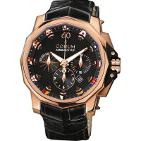 Corum watches Admiral`s Cup Chronograph 48 Red Gold