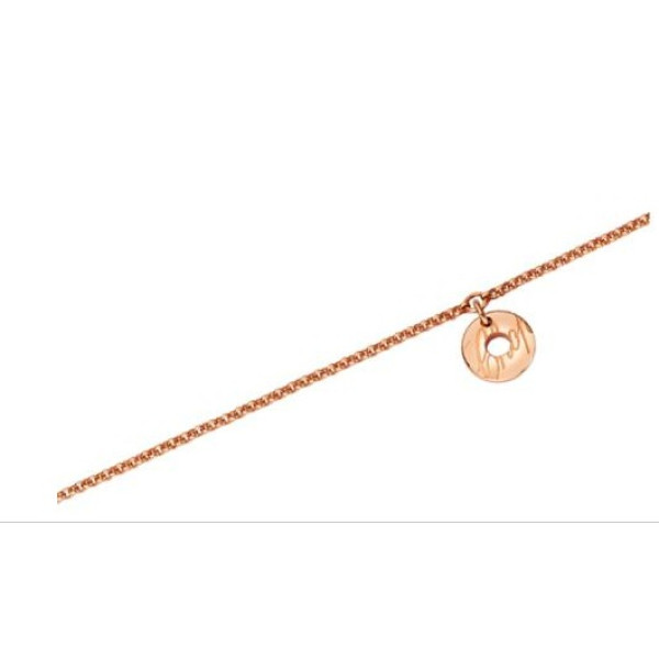 Chopard Chopardissimo 18K Rose Gold Circular Charm Bracelet