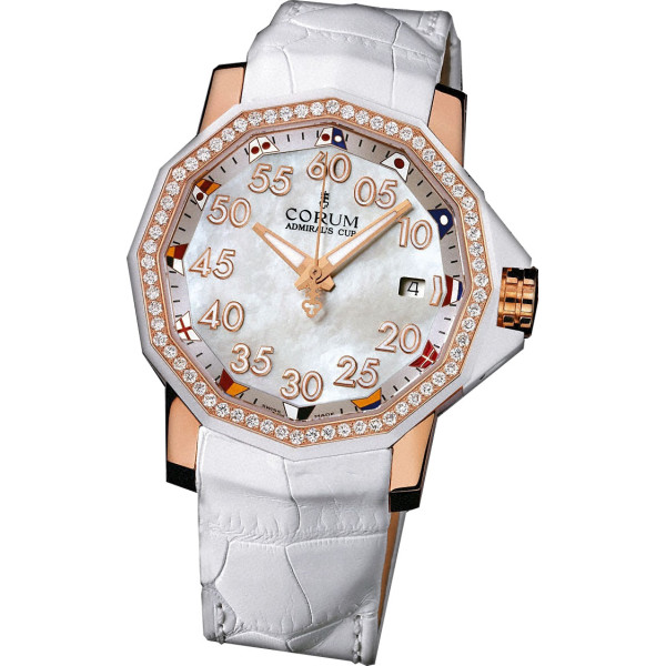 Corum watches Admiral`s Cup Competition 40 RG White