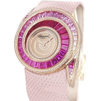 Chopard Watch Attractive Pink Sapphire and Diamond Watch