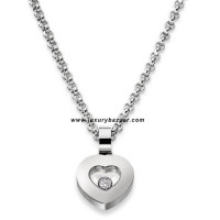 Намисто Chopard Happy Diamonds Heart Floating Diamond White Gold Намисто Chopard Happy Diamonds Heart Floating Diamond White Gold