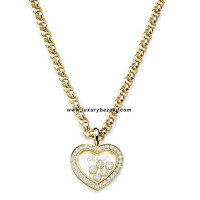 Chopard Happy Diamonds Heart 5 Floating Diamonds Set Yellow 44