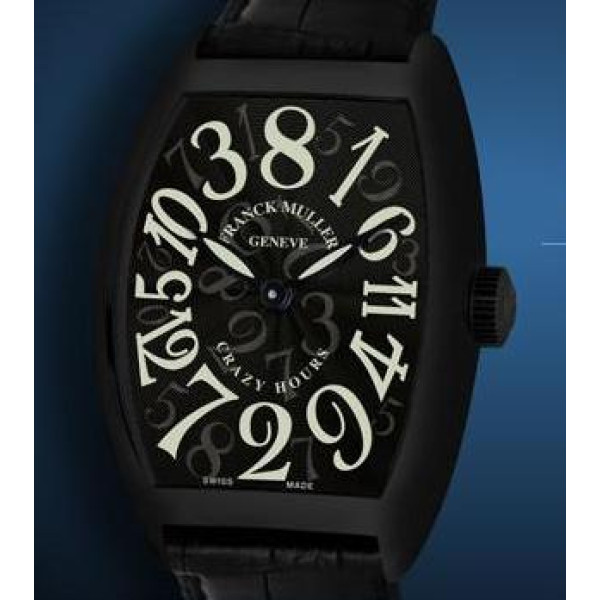 Franck Muller watches Crazy Hours Black Stainless Steel