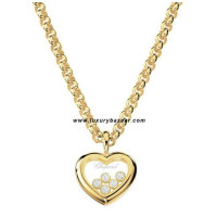 Chopard Happy Diamonds Heart 5 Floating Diamonds Yellow Gold 43