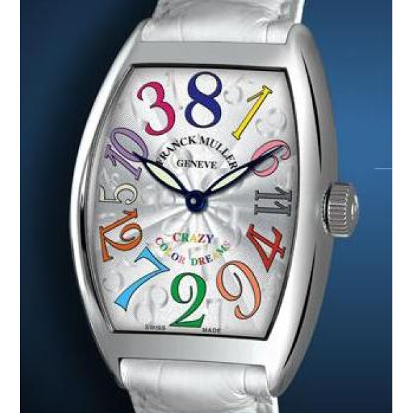 Franck Muller Watch Crazy Hours Color Dreams White Dial