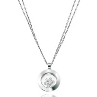 Chopard Happy Diamonds Snowflake 18K White Gold Pendant Necklace