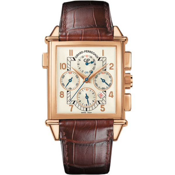 Girard Perregaux годинник VINTAGE 1945 KING SIZE CHRONOGRAPH, GMT