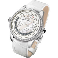 Girard Perregaux watches ww.tc Lady (SS/White/Leather)