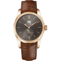 Girard Perregaux watches Classique Elegance - Великий Дат (RG / Brown / Leather)