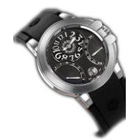 Harry Winston Watch Ocean Biretro (WG / Black Rubber)