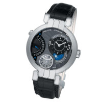 Гаррі Вінстон годинник Timezone з чорним циферблатом