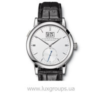 A.Lange and Söhne watches Saxonia Automatik (WG / Silver / Leather)