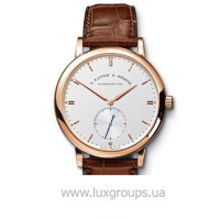 A.Lange and Söhne Watch Grand Saxonia Automatik (RG / Silver / Leather)