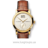A.Lange and Söhne watches Saxonia (18kt YG / Silver / Leather)