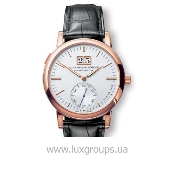 A.Lange and Söhne watches Langematik (18kt PG / Silver / Leather)