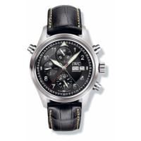 IWC Watch Spitfire Double Chronograph (Black)