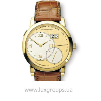 A.Lange and Söhne watches Grand Lange 1 (18kt YG / Silver / Leather)