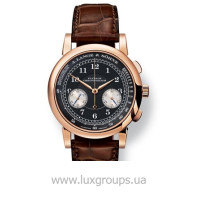 A.Lange and Söhne Watchs 1815 Chronograph (18kt Pink Gold / Black)