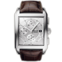 Maurice Lacroix watches Pontos Rectangulaire Chronographe (SS / Silver / Leather)