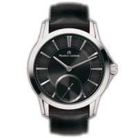 Maurice Lacroix watches Pontos Petite Seconde (SS / Black / Leather)