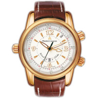 Maurice Lacroix Watch Reveil Globe (RG / Silver / Leather)
