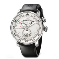 Arnold & Son Watch White Ensign 7 Days (SS / Silver / Rubber)! ~ DCDMRKR ~!