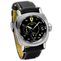 Officine Panerai watches Ferrari Scuderia 10 Days GMT (SS / Black / Leather)
