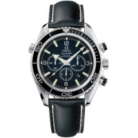 Omega Watch Omega Planet Ocean Chronograph (Steel / Black / Rubber)