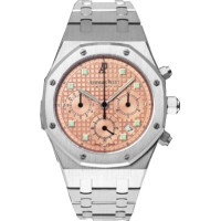 Audemars Piguet watches Royal Oak Chronograph (18kt WG / Salmon / 18kt WG)